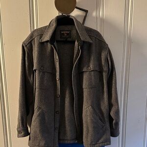 Woolrich Men's Charcoal Shirt Jacket